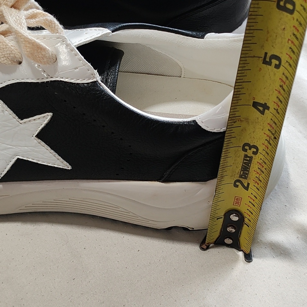 Stylish Black and White Women's Sneakers - Picture 10 of 14